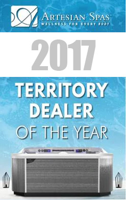 Artesian Spas Territory Dealer of the Year 2017