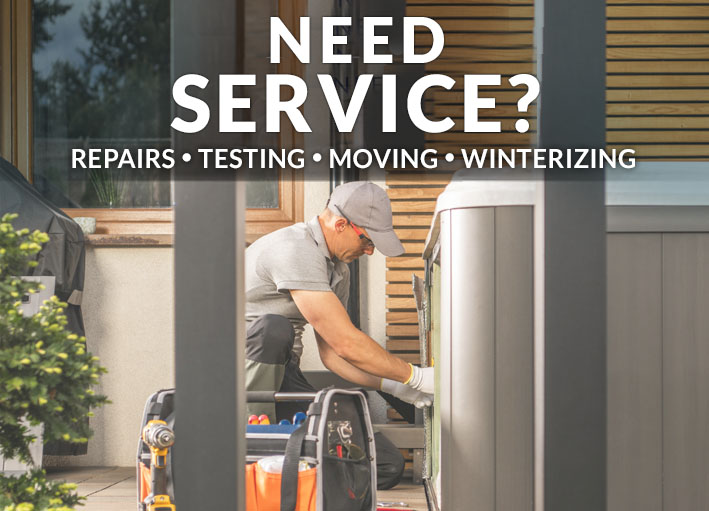 Hot tub services - repairs - testing - moving - winterizing